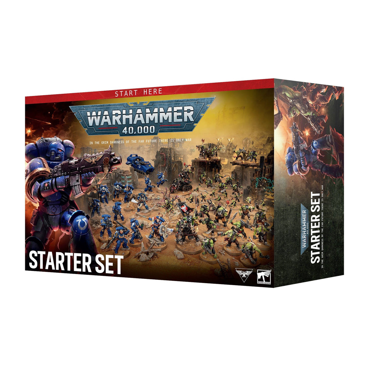 Warhammer 40,000 11th Edition Starter Set – Space Marines & Orks – product packaging