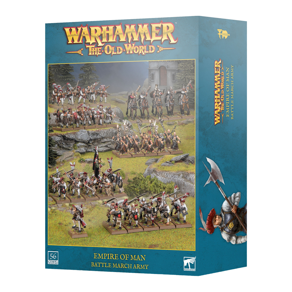 Empire Of Man: Battle March Army Warhammer The Old World – product packaging