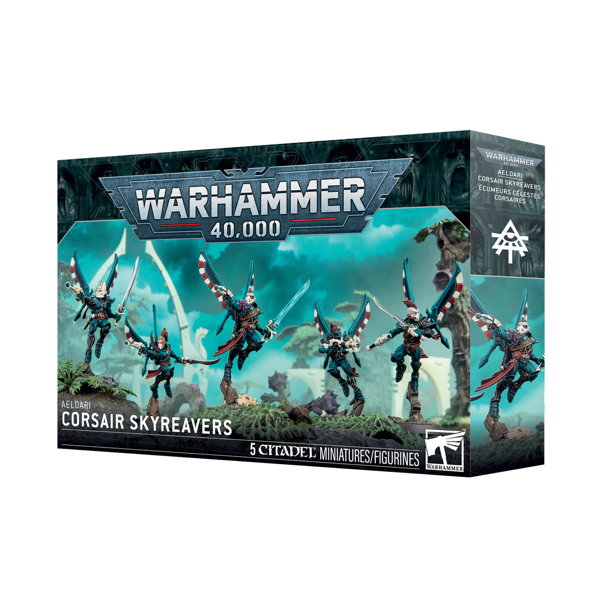 Games Workshop Warhammer 40K Aeldari Corsair Skyreavers Plastic Box 46-80 – product packaging