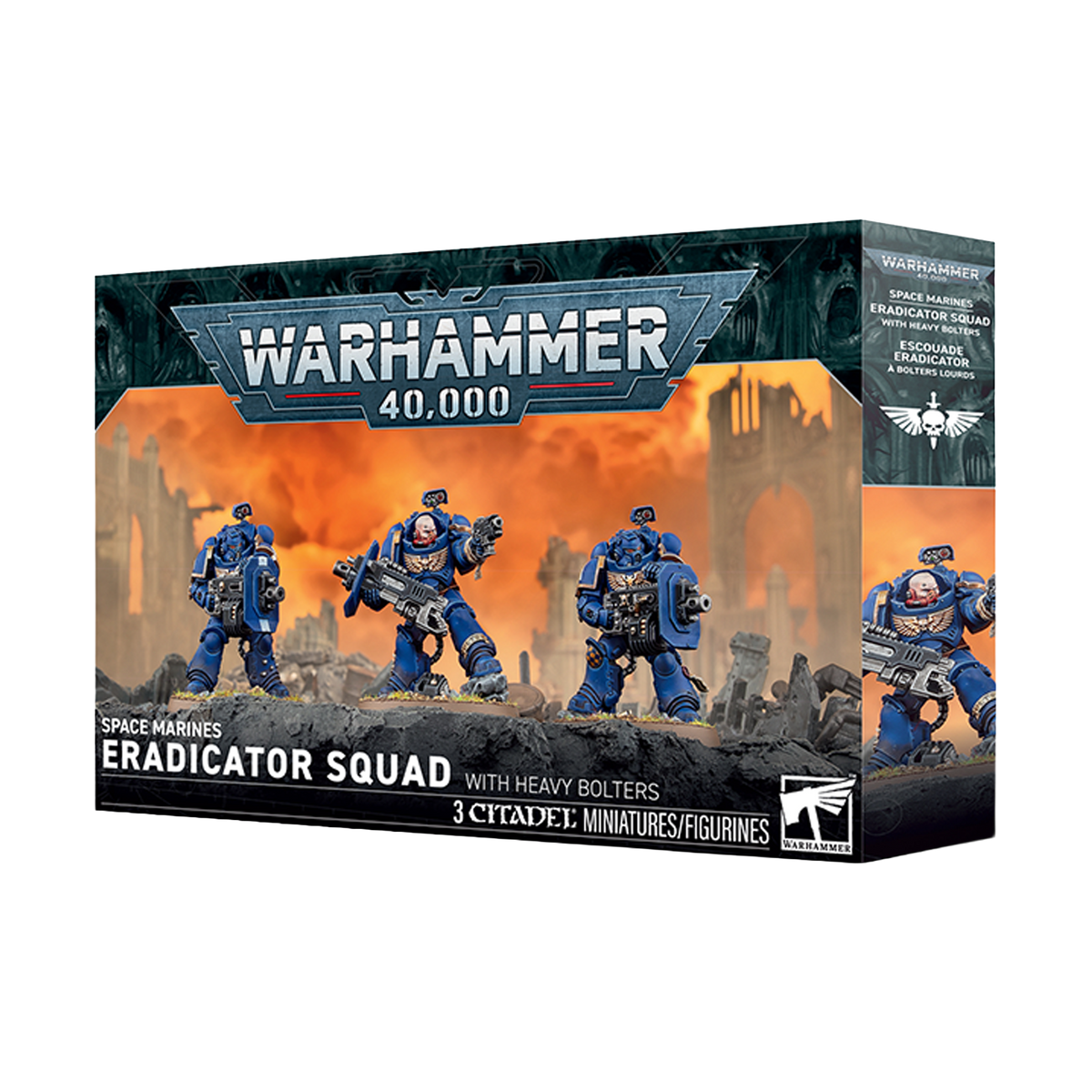 Warhammer 40,000 Space Marines Eradicators with Heavy Bolters – product packaging