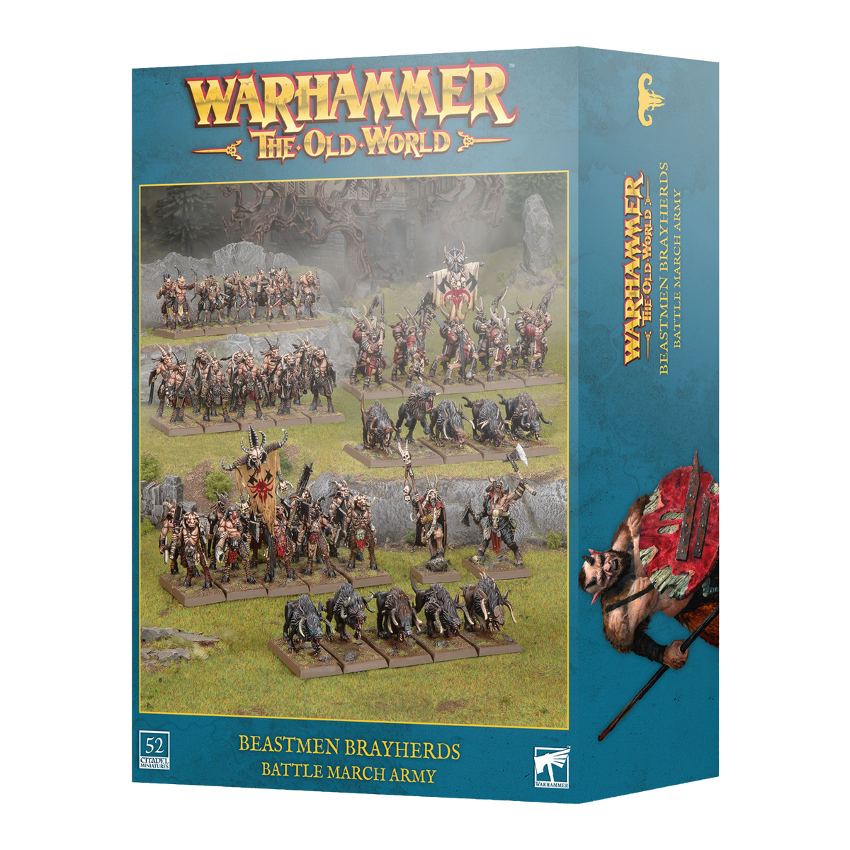 Beastmen Brayherds: Battle March Army Warhammer The Old World – product packaging