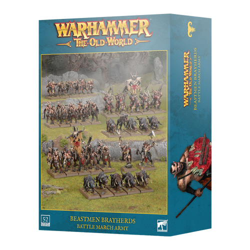 Beastmen Brayherds: Battle March Army Warhammer The Old World – product packaging