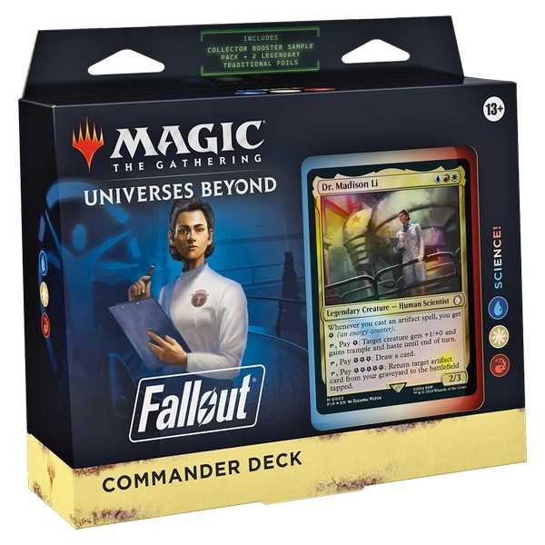 Magic: The Gathering Fallout Science! Commander Deck – product packaging
