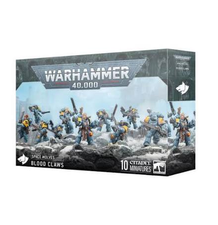 Warhammer 40,000 Space Wolves Grey Hunters Citadel Miniatures Set
