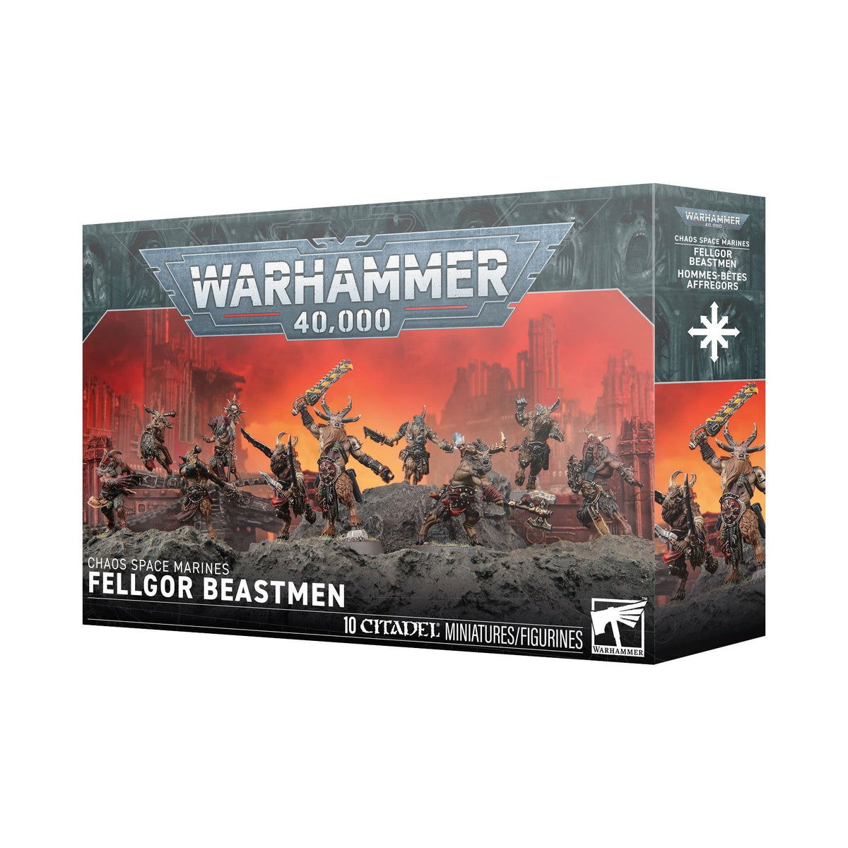 Chaos Space Marines: Fellgor Beastmen Warhammer 40,000 – product packaging