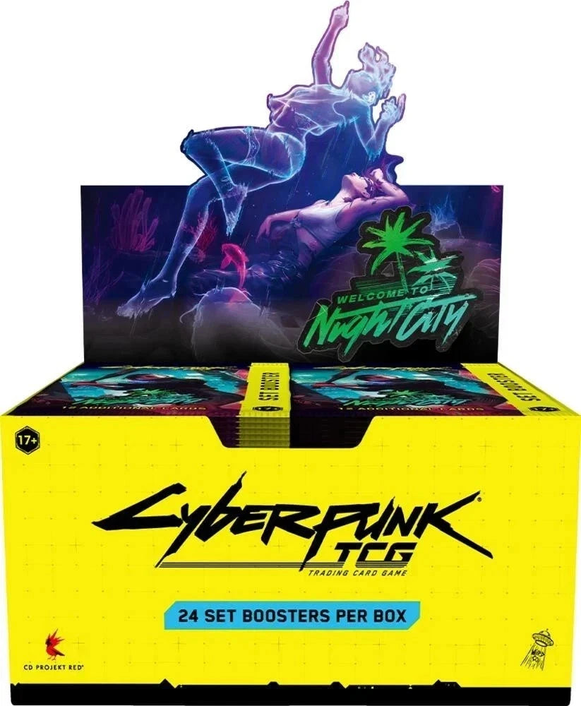 Cyberpunk TCG Welcome to Night City Retail Booster Box – Preorder 10/30
