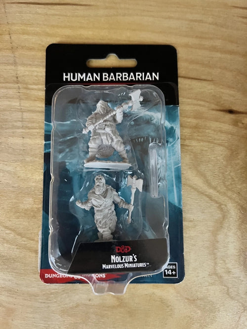 D&D Nolzur’s Marvelous Miniatures Human Barbarian Male – Wave 14