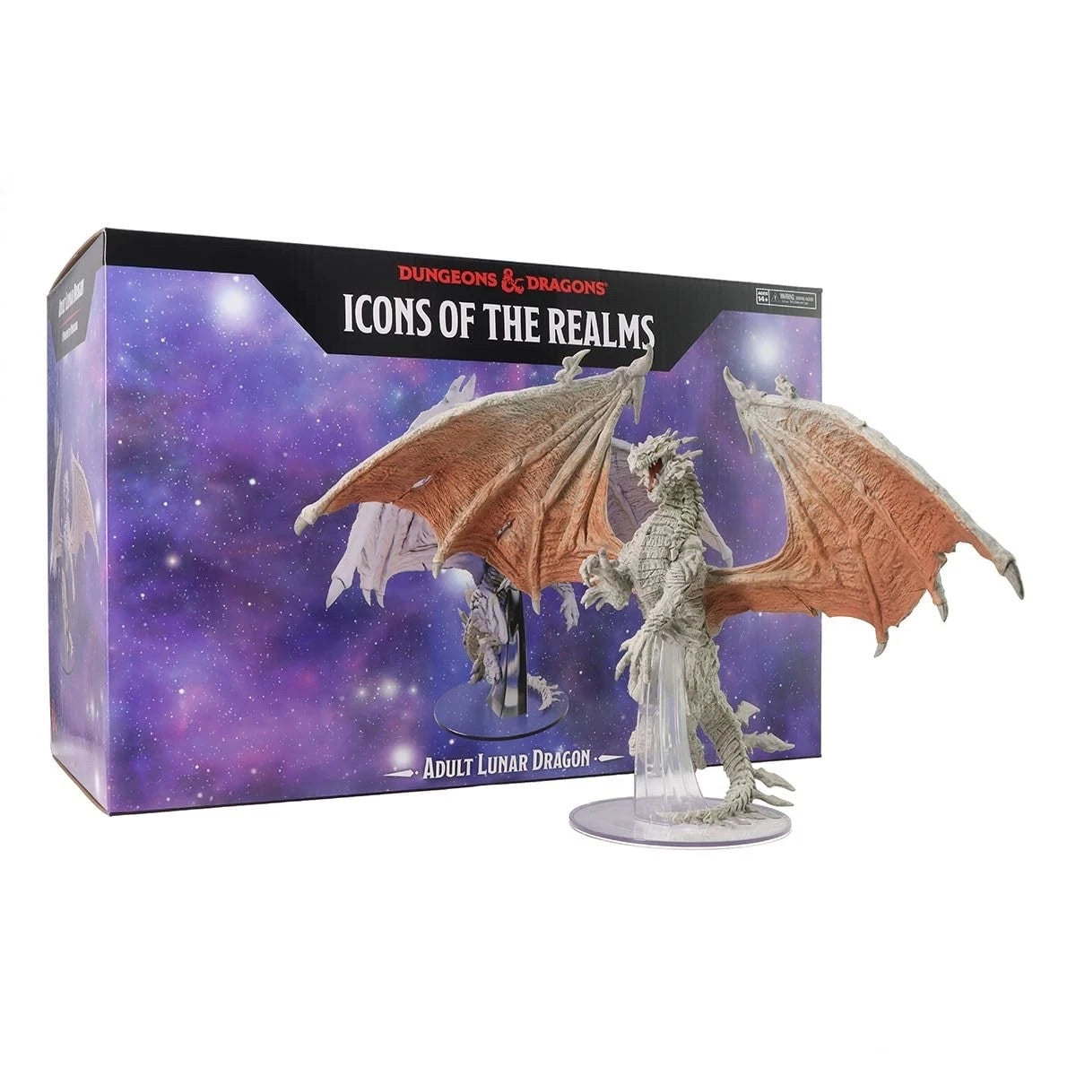 D&D Icons of the Realms Adult Lunar Dragon – Prepainted