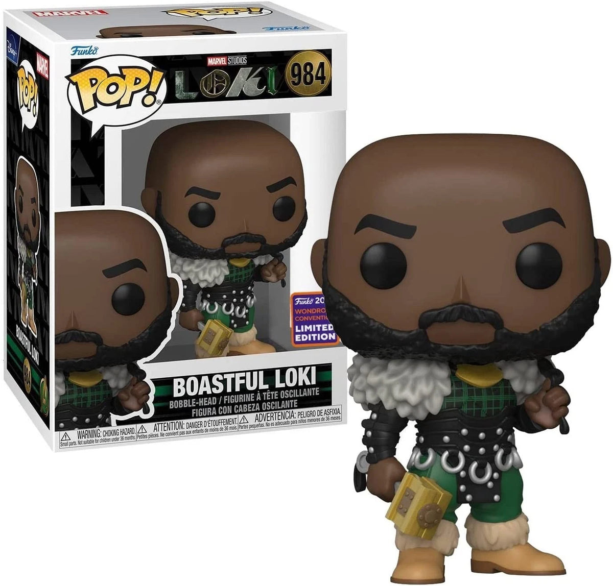 Funko Pop! Boastful Loki #984 – WonderCon 2022