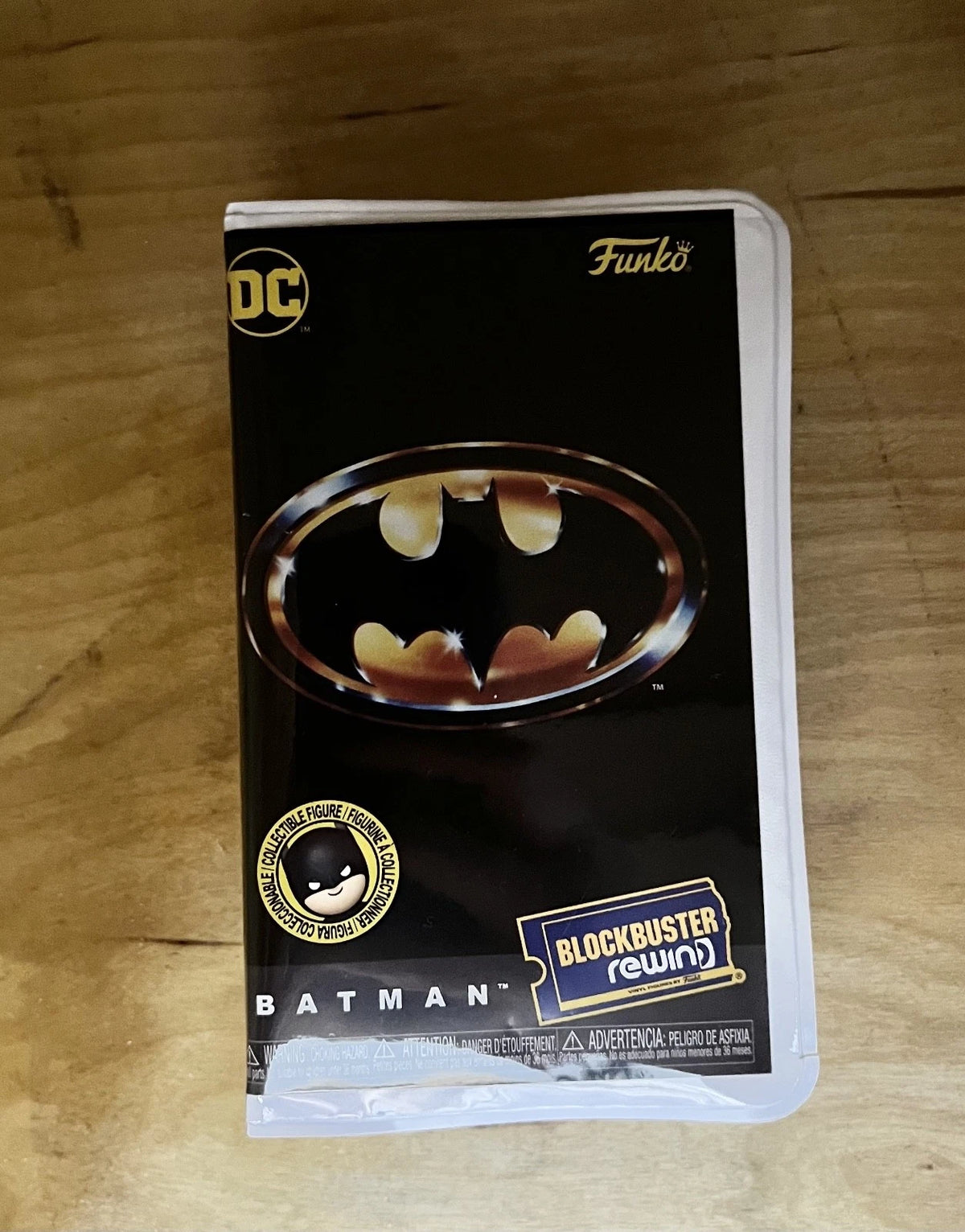Funko Blockbuster Rewind Batman Chase Figure – Opened for Verification