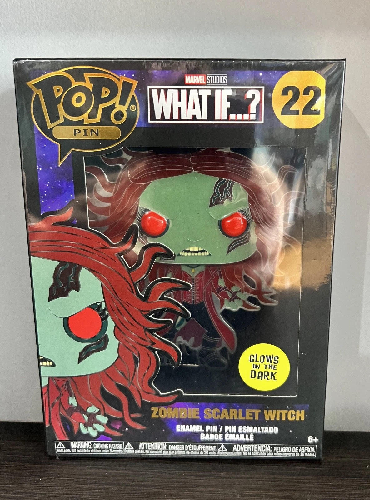 Funko Pop! Pin Marvel What If…? Zombie Scarlet Witch #22