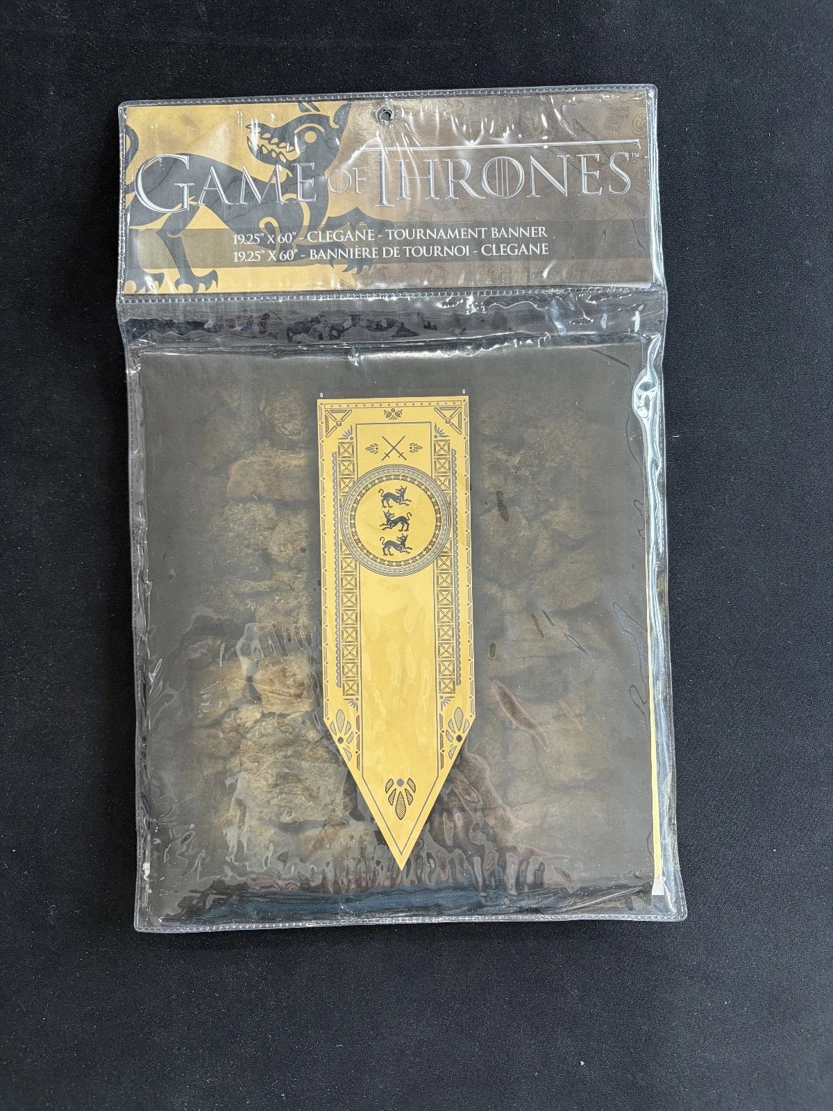 Game of Thrones Clegane Tournament Banner – 19.25 × 60 Inches