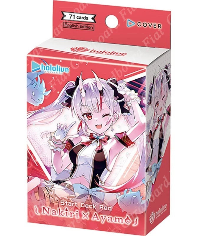 hololive Official Card Game Red Nakiri Ayame Start Deck – English