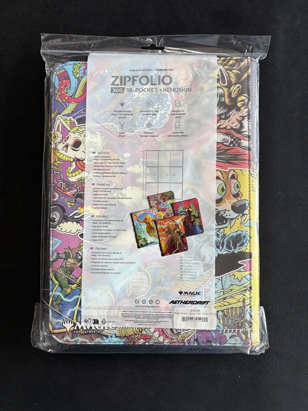 Magic: The Gathering Aetherdrift Zipfolio 360 Xenoskin – Revved-Up Racers – product photo 2