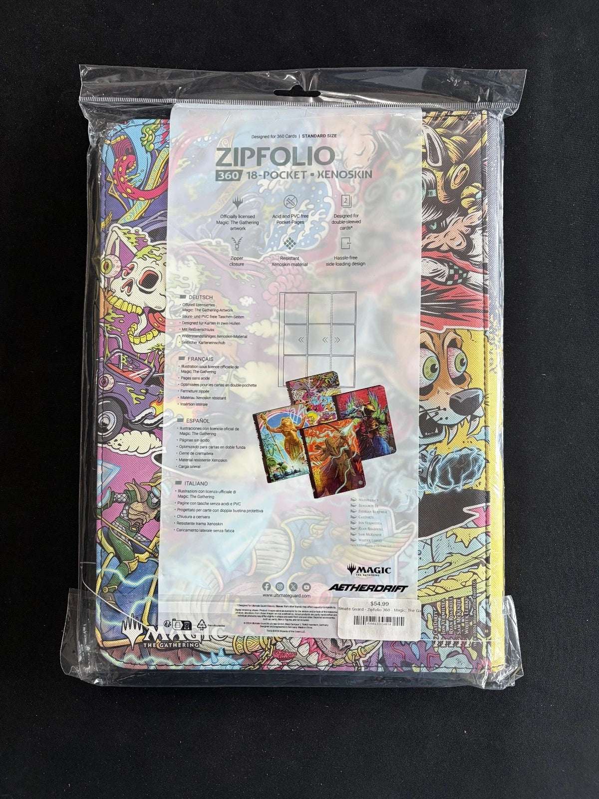 Magic: The Gathering Aetherdrift Zipfolio 360 Xenoskin – Revved-Up Racers – product photo 2