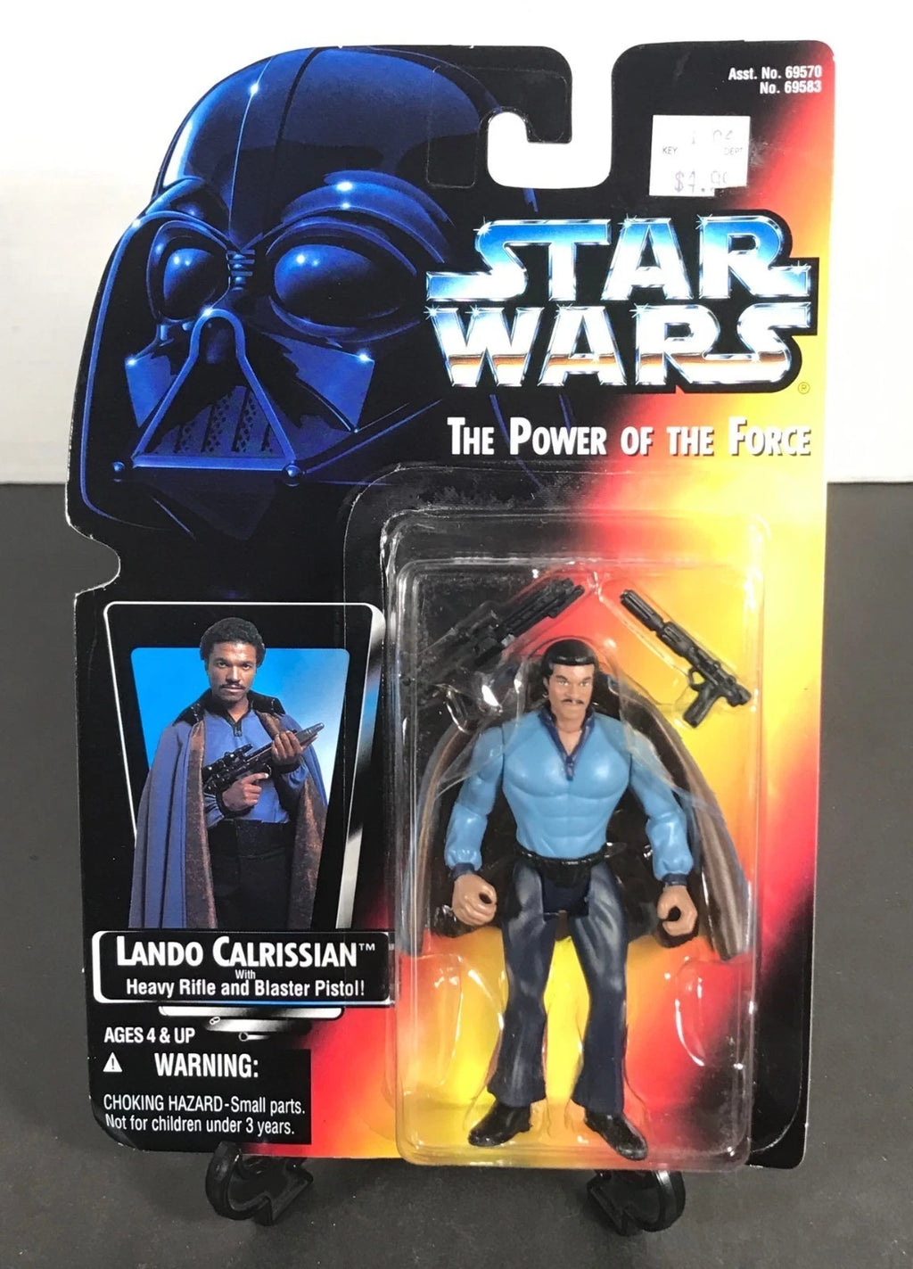 Star Wars Lando Calrissian with Heavy Rifle & Blaster Pistol (1995)