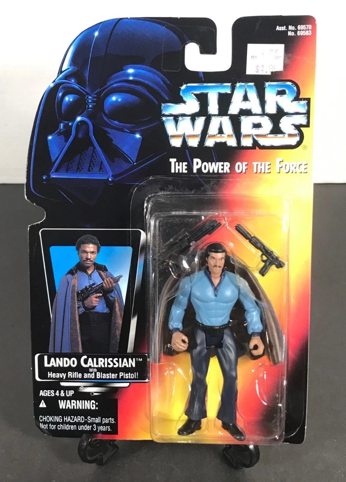 Star Wars Lando Calrissian with Heavy Rifle & Blaster Pistol (1995)
