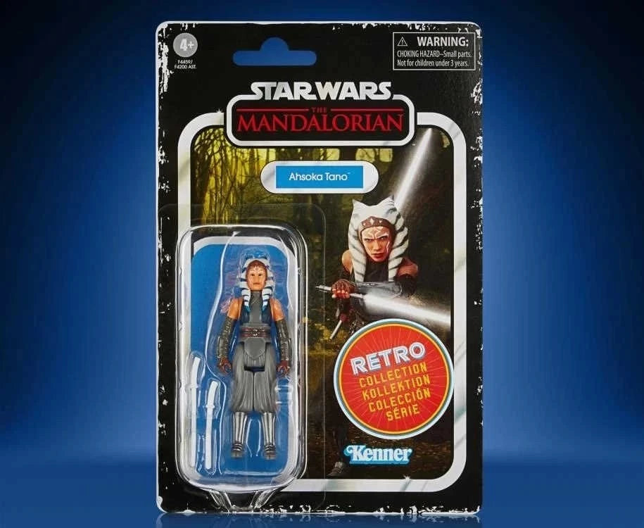 Star Wars The Mandalorian Ahsoka Tano Retro Collection Figure