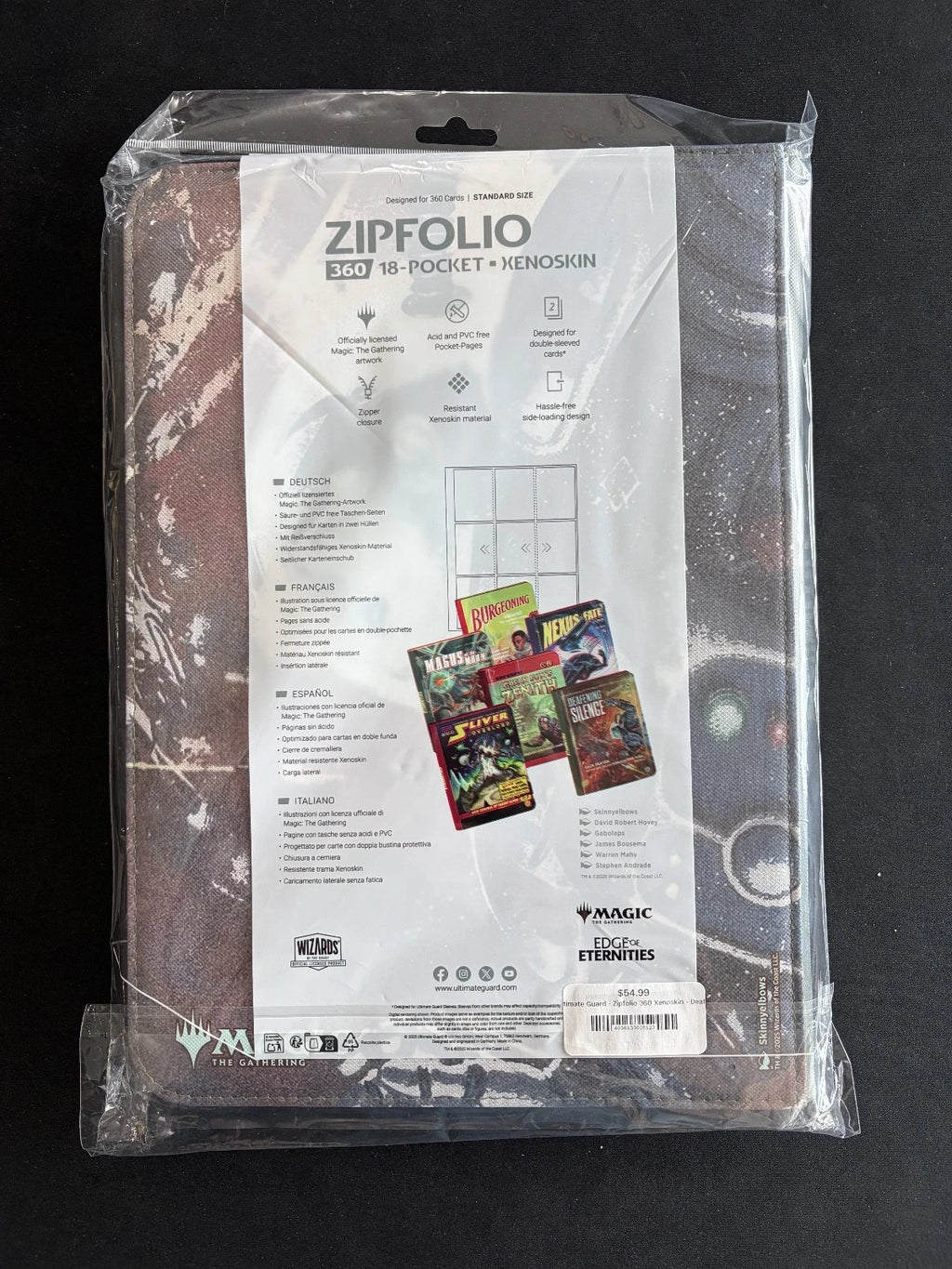 Ultimate Guard Magic: The Gathering Deafening Silence Zipfolio 360 18-Pocket – product photo 2